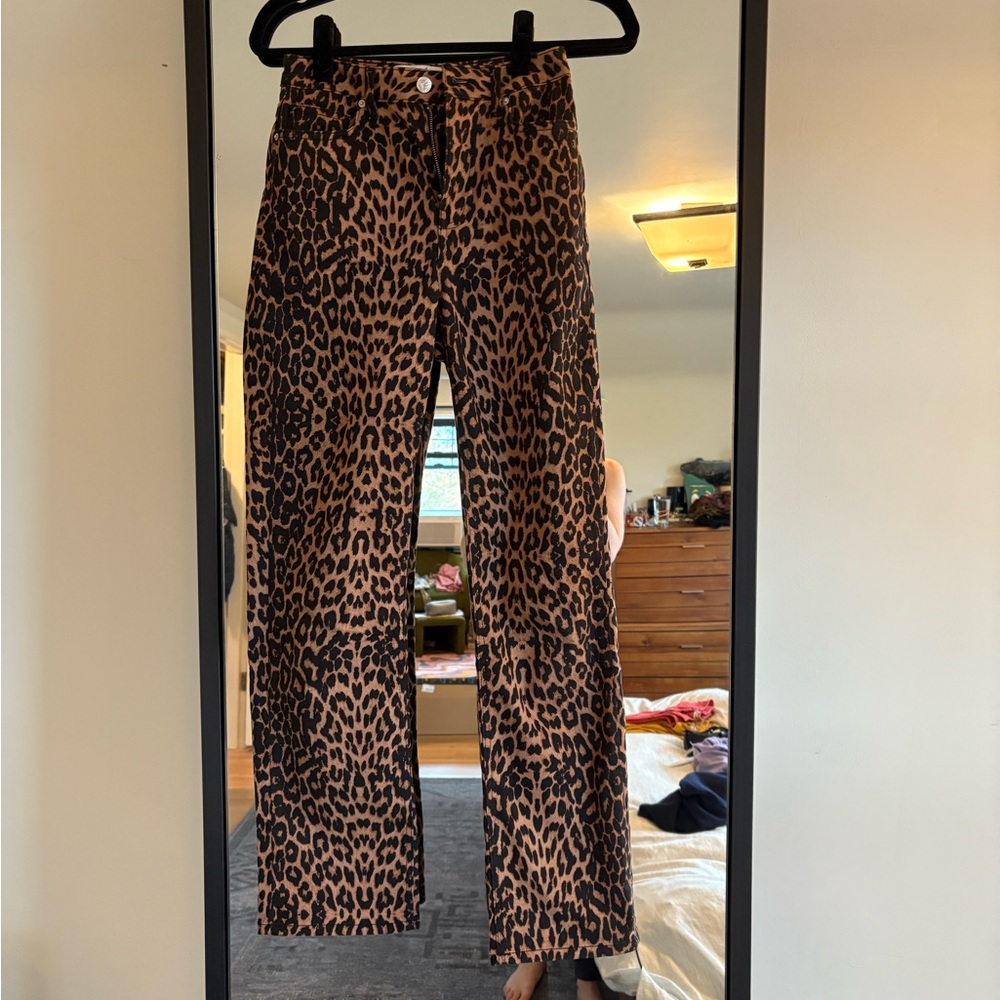 Miss Selfridge Leopard Print Pants